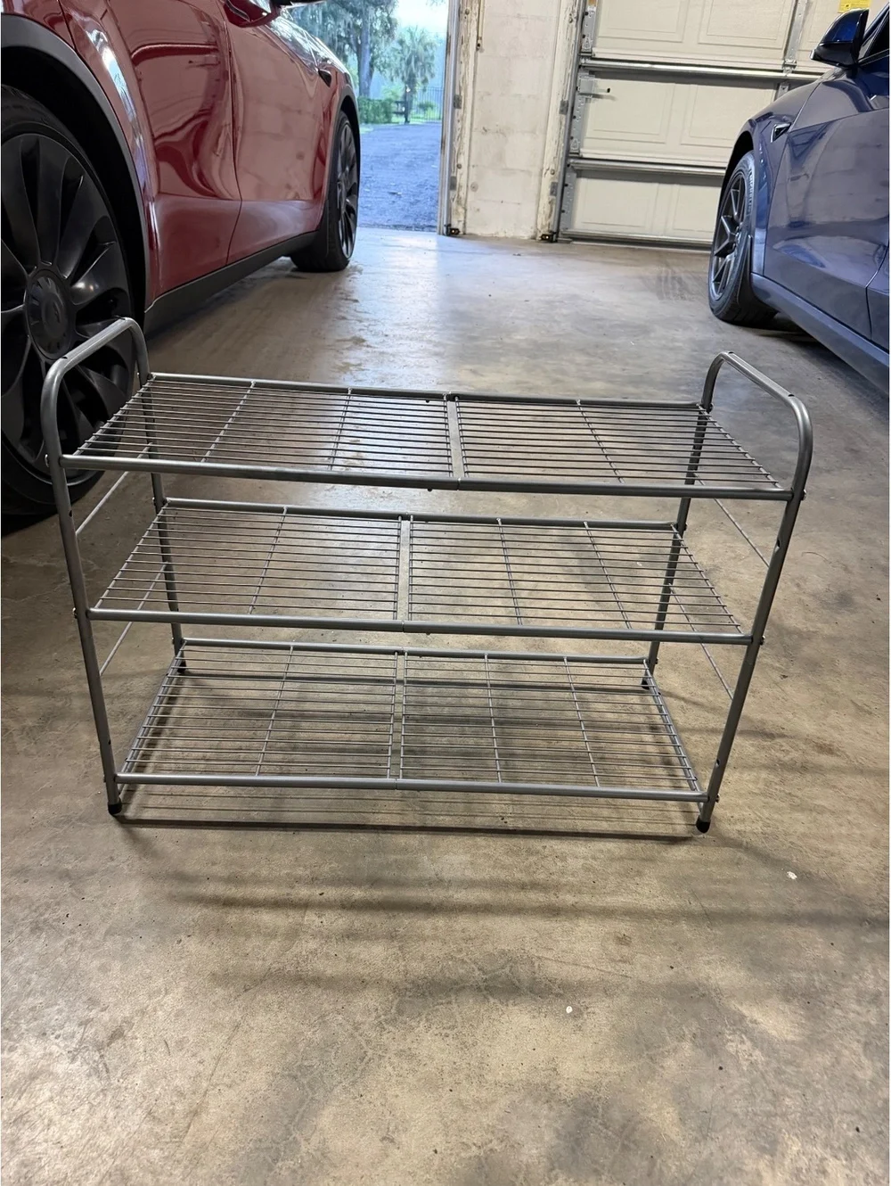 3-Tier Metal Wire Shoe Rack Organizer